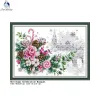 Flowers Serie Cross Stitch Kit Aida 14ct 11C