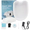 Detox Foot Massager électrique Pressotherapy Foot Spa Machine de bain Nettoyage Masage Feet Care Bath Bathin Basin Aqua Masajeador RelA