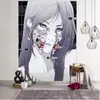 Tapisseries japonais anime fille fond décoration tapestry kawaii boho hippie mur carton décoratio intérieur