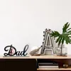 Rahmen Papa Brief Bild Rahmen Po Display Vatertag Geschenk für Familiendesktops Schlafzimmer Dekorationen