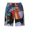 Mäns shorts Anpassade brädor Män snabba torra strandkläder Boardshorts Funny Dachshund Puppy Swimming Trunks Baddräkter