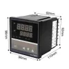 PID RKC Digital Intelligent Industrial Temperature Contrôleur 220V Relay RELAY REX-C100-C400-C700-C900 Sortie de relais SSR Thermostat