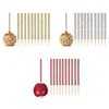 Forks Wood Tip Skewers Sticks Toothpicks Cake Sign More Color With Rhinestones Picks Dessert Buffet Fruit Salad Fork