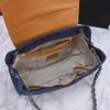 Lüks Moda Çanta Tote Torba Tasarımcı Çanta Crossbody Bag Omuz Çantası Under Emfil Çanta Yüksek Kalite Kot Zincir Çantası