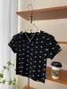 Women's T Shirts Fashion Sweet Bow Short-sleeved T-shirt Women Tops Summer Korean Retro Simple Spice Girl Shoulder Slim Cute Female