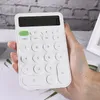 Kolorowy mini kalkulator przenośny kalkulator Śliczny mały kalkulator Łatwy do noszenia Kawaii Creative School Material
