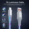 MVQF NEU 120W 7A FLUS Luminous USB Typ C Kabel für Huawei