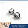 HTD3M 16 Teeth Tensioner Pulley Bore 3/4/5/6/7/8/9mm 3M 16Teeth Regulating Guide Pulley With Bearing Idler Synchronous Wheel 16T