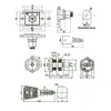 Berrouillement de l'ascenseur 1PCS, verrouillage de puissance de l'ascenseur, touche de l'ascenseur, pièces d'ascenseur, 2801,2802,2803, accessoires de levage