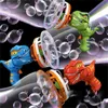 Sand Play Water Fun Big Bubble Machine Giant Dinosaur Bubble Blower Fun Bubbles In Bubble Maker Kids Bubble Gun Outdoor Toors Birthday Presents for Boys L47