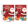 Décoration de fête 24pcs / set de Noël pour thème de Noël cartes de tombola décor de bricolage de vacances