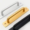 Door Handles Aluminium Alloy Sliding Door Knob Balcony Bedroom Kitchen Door Pulls For Gate Toilet Door Furniture Hardware