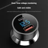 54W billaddare USB Fast Charging Digital Display Car Charging Moible Phone Charger Car Accessoarer för iPhone 11 12 Xiaomi