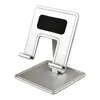 Justerbar tablettstativ Desktop Stand Foldbar multifunktionell aluminiumlegeringshållare Dock Cradle för iPad Samsung Xiaomi Huawei