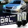 TCAR LED Lights T20 7440 WY21W DRL для Mazda 6 Atenza Daytime Hung