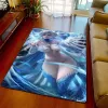 Sexy Anime Carpet e tapete Anime Sexy Art Square Room Quarto Grande Área Garpete macia Home Homem Man Caver