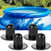 4pcs Swimming Pool Sealing Plugs Pool Wall Plug Above Ground Pool Filter Plugs Filter Pump Hole Plugs Swimming Accessories