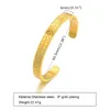 Bangle Men Bracelet Wheat Pattern Luxury Stainless Steel Gold-color Designer Jewelry Waterproof 8mm Wide Open Cuff For Metal