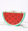 Acrylfrauen Abendbeutel Wassermelonen Zitronenorange Form Kette Handtasche Hochzeitsfeier Clutches Fashion6874351