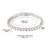 925 Pulveração de moissanita de prata esterlina pulseira de jóias finas GRA Certificado VVS vs Diamond Colar Colar Hip Hop Tennis Chain