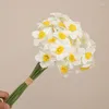 Decoratieve bloemen 6 stks/set Meerdelige narcissen Daffodils Kunstmatige bloemenboeketten HOME TABLETOP PARTY Wedding Bloem Decor Fake