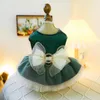 Dog Apparel Pet Circle Clothes Wholesale Spring And Summer Small Medium Dogs Poodle Bow Margarita Princess Skirt