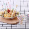Forks Fruit Fork Grade Plastic Creative Cute Reusable Bento Accessories Kids Cake Toothpick Mini Box Decor