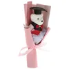 Decoratieve bloemen afstuderen Bear Bouquet Decoratie Mini pluche dieren Po ornament Banquet knuffels