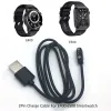 Câble de chargeur 2pin de haute qualité pour E300 E400 E500 ECG PPG Smart Watch Bracelet Charges Cables Magnétique Data Wire