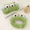 2022 Funny Frog Animal Makeup Headband Wide-brimmed Elastic Hairbands Cute Girls Hair Bands Women Hair Accessories