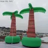 2 pezzi 5 m alte alberi di palma gonfiabile di cocco libero per la decorazione/mostra pubblicitaria