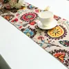 Table Runner Flag Bed Bed Souaces Garden Fleur Couvre serviette en coton Tassel Home El Restaurant Deal