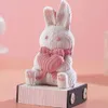 OmoShiroi Block 3D Notepad Söt kaninanteckningar Three-Dimensional Rabbit Memo Papps Notes Kawaii Desk Decoration Accessories 240411