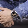 Wristwatches Silver Case Quartz Watch Men Wrist Original Official Site Unique Gifts For Individuality Elephant Choice