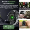 Relojes GW55 Smart Watch Compass Bt Llame a 2.02 pulgadas Pantalla grande 3atm IP68 Monitor de frecuencia cardíaca impermeable deportes al aire libre Smartwatch Men