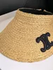 CELIES Sun hat High end Bull Goods Triumphal Arch Summer Lafite Grass Sunscreen Empty Top Hat Seaside UV Protection Big Eaves Female
