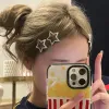 1/10pcsシルバースターBBヘアクリップレディースグリルかわいいメタルスタークリップサイドバレットヘアグリップY2Kヘアアクセサリーヘッド