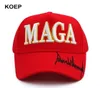 Donald Trump 2024 CAP USA USA FLAG CAPS BASEALL CAPS MAGA Trump Signature Président Hat 3D Broderie Drop 2205278167652