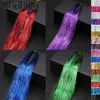 Flash glitter glitter syntetiskt siden nymf kropp kombinerad glittrande kristalllinje flugfiske lure material diy hantverksmaterial