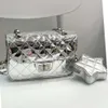 Kopfschicht Kuhläden duftender Wind Diamant Gitter Patentspiegel Leder kleiner Crossbody -Tasche, Rucksack, kaufen Sie einen kostenlosen 78% Rabatt auf den Laden