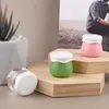 Bouteilles de rangement vides vides de haute qualité 10 g de forme de fruit en acrylique porte-cosmétique face camoute bouteille de lotion