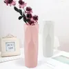 Vasi di goccia di fiore resistente al vaso di fiori imitazione in plastica in plastica ceramica moderna disposizione in stile nordico decorazione per la casa