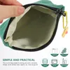 Сумки для хранения сумки на молнии кошелька Прочная мешочка для менструальной накладки Canvas Coin Mini Cash Creative Travel Compact