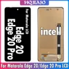 Incell 6.7 "Para Motorola Moto Edge 20 Digitalizador de tela de toque LCD Display para o Moto Edge 20 Pro Xt2153-1