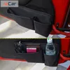 Jecar Stowing Tidying Car Frontentür Vordertür-Veranstalter Tasche für Jeep Wrangler JK 20011-2017 2/4 Türen Innenzubehör