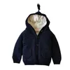 Pull épais à capuche pour enfants avec gland sur la tête 12m à 4t Sweater à rayures d'automne hiver bébé fille fille pour enfants