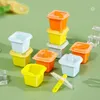 Eiswürfelformen Food Grade Silikon Eisschimmelschub mit Eis am Stiel Sticks DIY Jelly Pudding Sommer Ice Drink Ball Maker