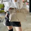 Sacs à main en cuir BK Dacs pour femmes Sacs Star du même style Femmes 35H Silver Buckle Grande capacité Les hommes portables polyvalents ont un logo