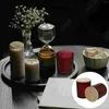 Titulares de vela 2 PCs Mason Copo Simple Cupleiros de Casamento Copas decorativas Titular Jar Glass Miss Sceent