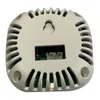1 -stuk aardgasdetector en propaanalarm wit plastic voor LNG, LPG, methaan met spraakwaarschuwing en digitaal display